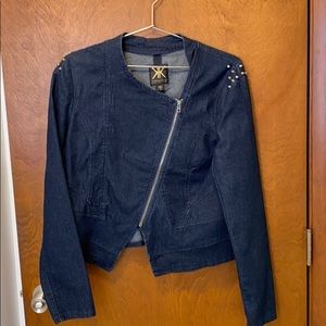 KK Kollection jeans jacket size large